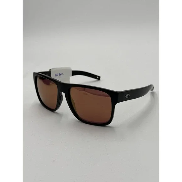 Costa Del Mar Spearo XL Matte Black / Gold Mirror Polarized Glass 580G - NEW